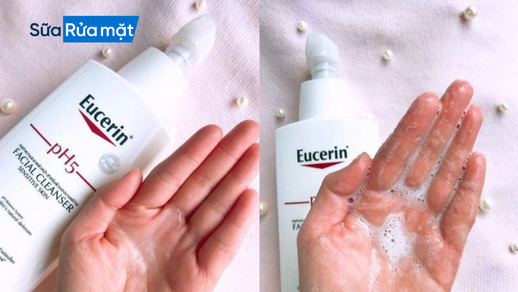 Sữa Rửa Mặt Eucerin pH5 Facial Cleanser – Dành Cho Da Khô và Nhạy Cảm