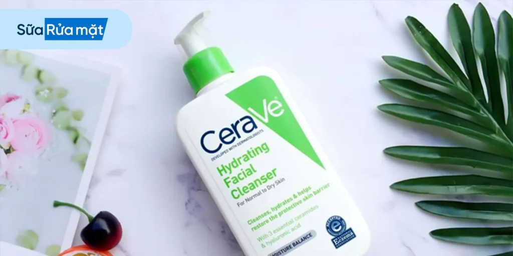 Bao bì và thiết kế của sữa rửa mặt Cerave