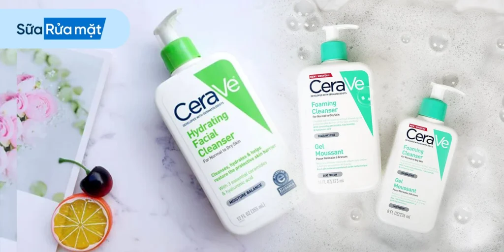 Cách sử dụng sữa rửa mặt Cerave hiệu quả