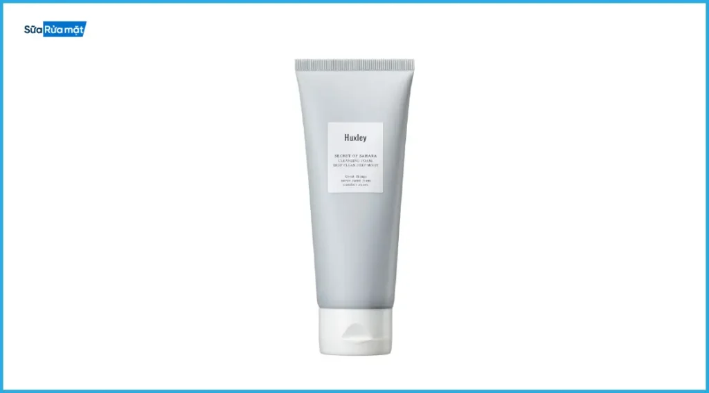 Sữa Rửa Mặt Huxley Cleansing Foam Deep Clean Deep Moist: Làm Sạch Mịn Màng Và Dưỡng Ẩm