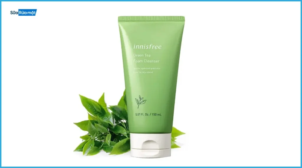 Sữa Rửa Mặt Innisfree Green Tea Cleansing Foam: Làm Sạch và Cấp Ẩm Cho Da