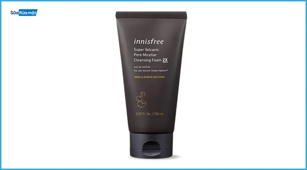 Sữa Rửa Mặt Innisfree Super Volcanic Pore Micellar 2X: Tẩy Tế Bào Chết Nhẹ Nhàng